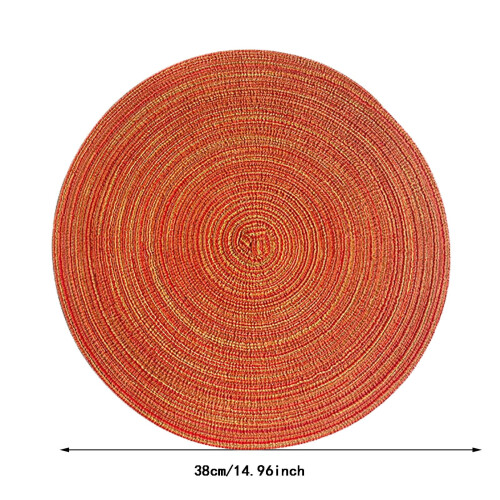 Wind Cotton ronde placemat geïsoleerd 38cm 2