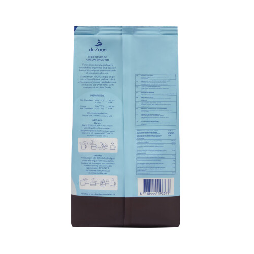 deZaan Single origin hot chocolate cocoa - 2kg 1
