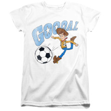 (XXL, White) Toy Story Womens/Ladies Goal Woody T-Shirt