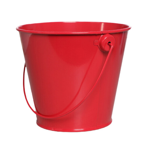 Verzinkter Eisenblumentopf mit Griff, 2er-Pack 1