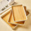 Serviertablett aus PP mit Bambusmuster – 30 x 15 cm 2