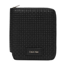 Calvin Klein Basket Weave Leather Wallet