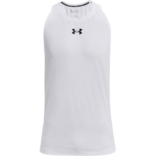 Under Armour (XXL, White/Black) Under Armour Mens Baseline Tank Top