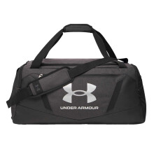 (M, Heather Grey/Black/Silver) Under Armour Undeniable 5.0 Duffle Bag