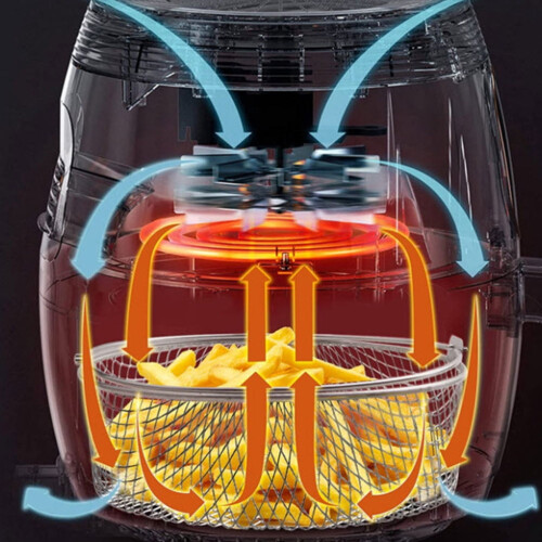 Airfryer-korg i rostfritt stål, 1-pack 2