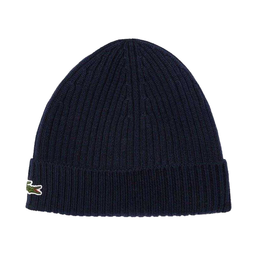 Lacoste Unisex Adult Embroidered Logo Wool Casual Beanie Multicoloured