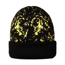 (One Size, Black) New Era Childrens/Kids Splatter Knitted Casual Beanie