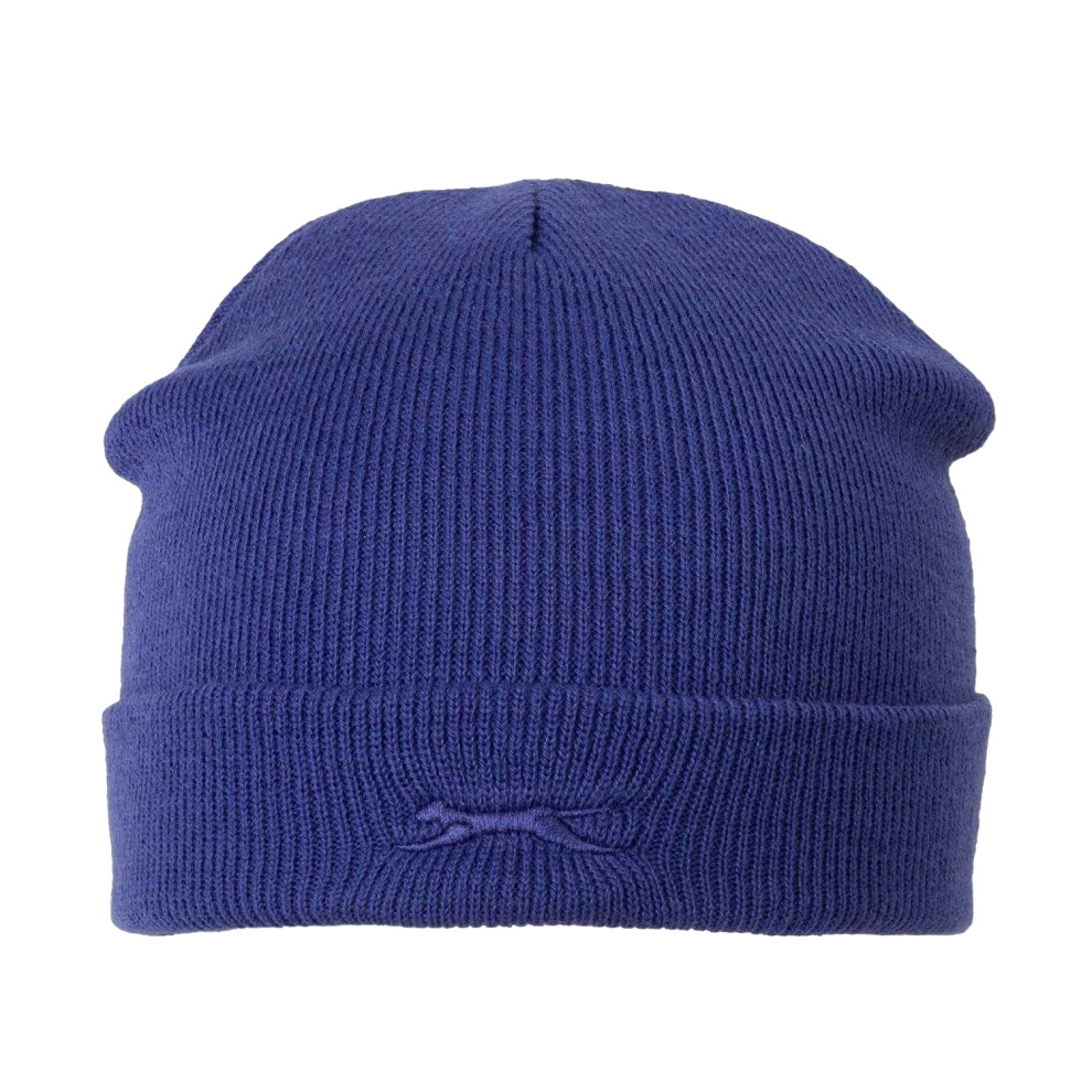 Slazenger (One Size, Royal ) Childrens/Kids Embroidered Logo Acrylic Winter Beanie Blue