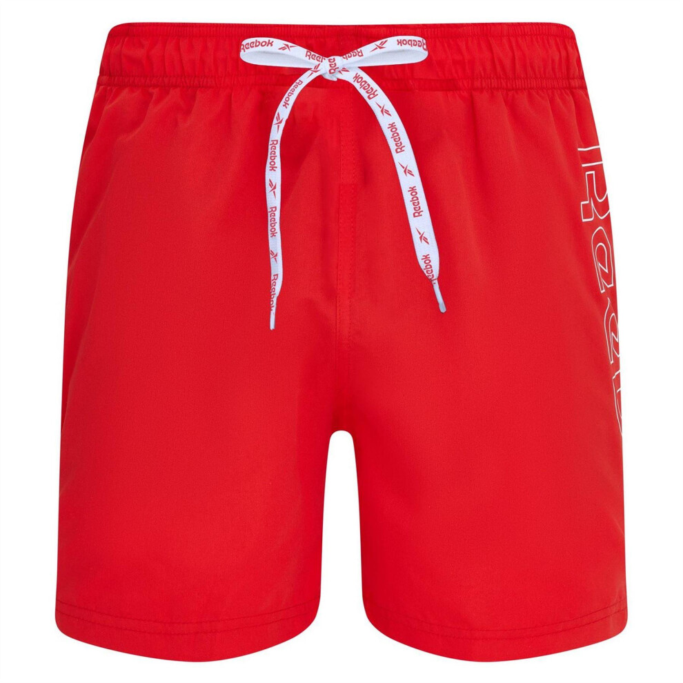 Reebok (S, Sport ) Mens Abbott Swim Shorts Red