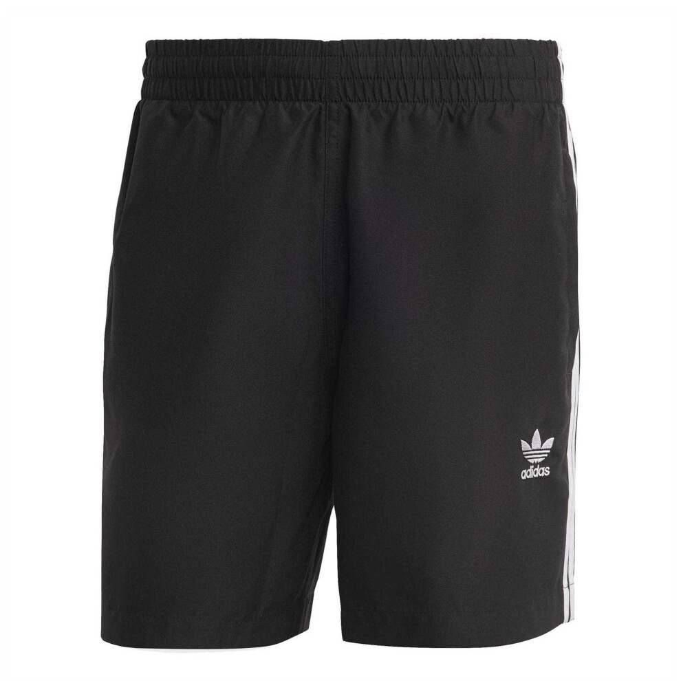 Adidas (Xs, ) Mens 3 Stripes Swim Shorts Black