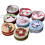 Christmas cookie tin round metal gift box 1 piece 2