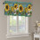 A-546 B Cottage Window Valance Sunflower Pattern 18x54 4