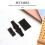 4Sets Black Non-Slip Arrow Rest Pads for Professional Archery Training 4