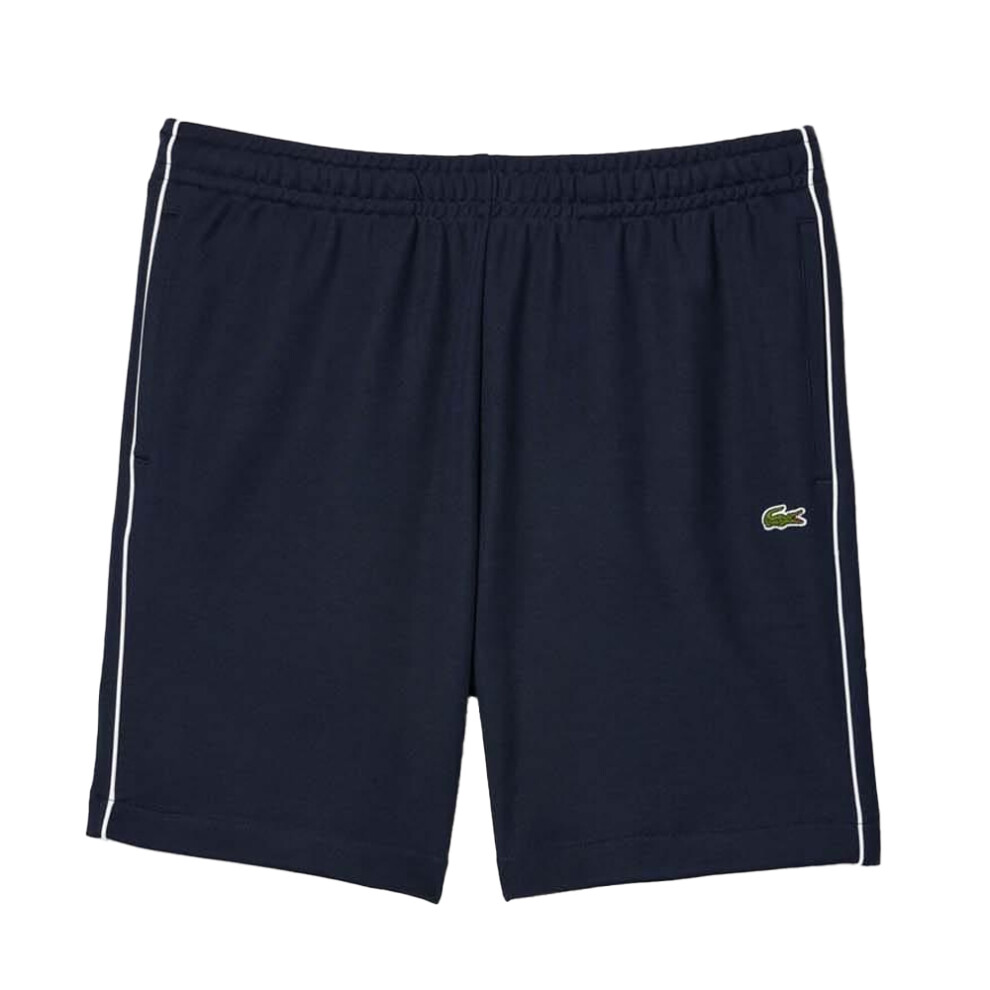 Lacoste (S, Blue) Mens Paris Interlock Regular Shorts