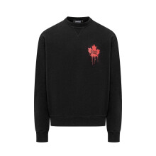 DSquared2 Unisex Adult Maple Leaf Cotton Long-Sleeved Sweatshirt