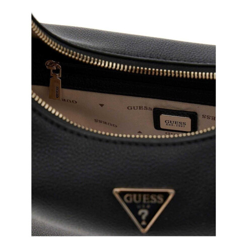 Guess (One Size, Black) Guess 1981 Crescent Shaped Hobo Bag 2