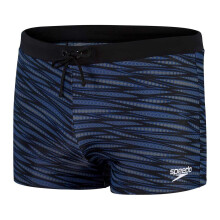 Speedo Mens Valmilton Wavy Pattern Slim Swimming Trunks