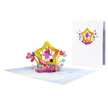 Valentijnsdag 3D pop-up kaart 7,87" x 5,9"