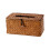 Funda rectangular para caja de pañuelos de ratán estilo vintage 1