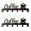 Wall-Mounted Coffee Mug Rack with COFFEE Cutout, Black 1