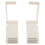 Magnetic Paper Towel Holder – White, 2-Pack 1