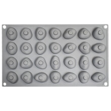 Silicone cobblestone candy mold for cake decoration