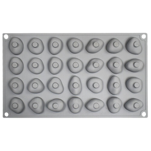 Silicone cobblestone candy mold for cake decoration