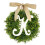 Green Artificial Leaf Wreath with 26 Letters 1