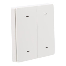 CR2032 86 Quattro-Gang Bianco ZigBee 3.0 50m Interruttore