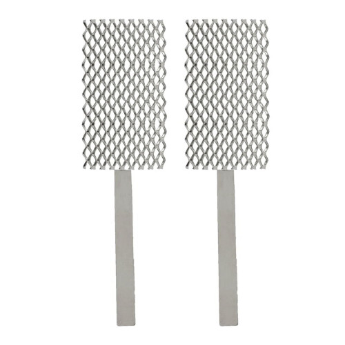 2pcs Platinized Titanium Mesh Anode 6 x 15cm