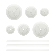 Suporte circular para bolos, com base para exibição (6 conjuntos).