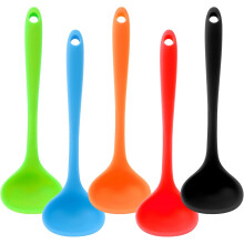louches en silicone Kiibsot résistantes à la chaleur (lot de 5)