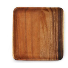 Massief houten serveerblad voor thee, fruit en desserts