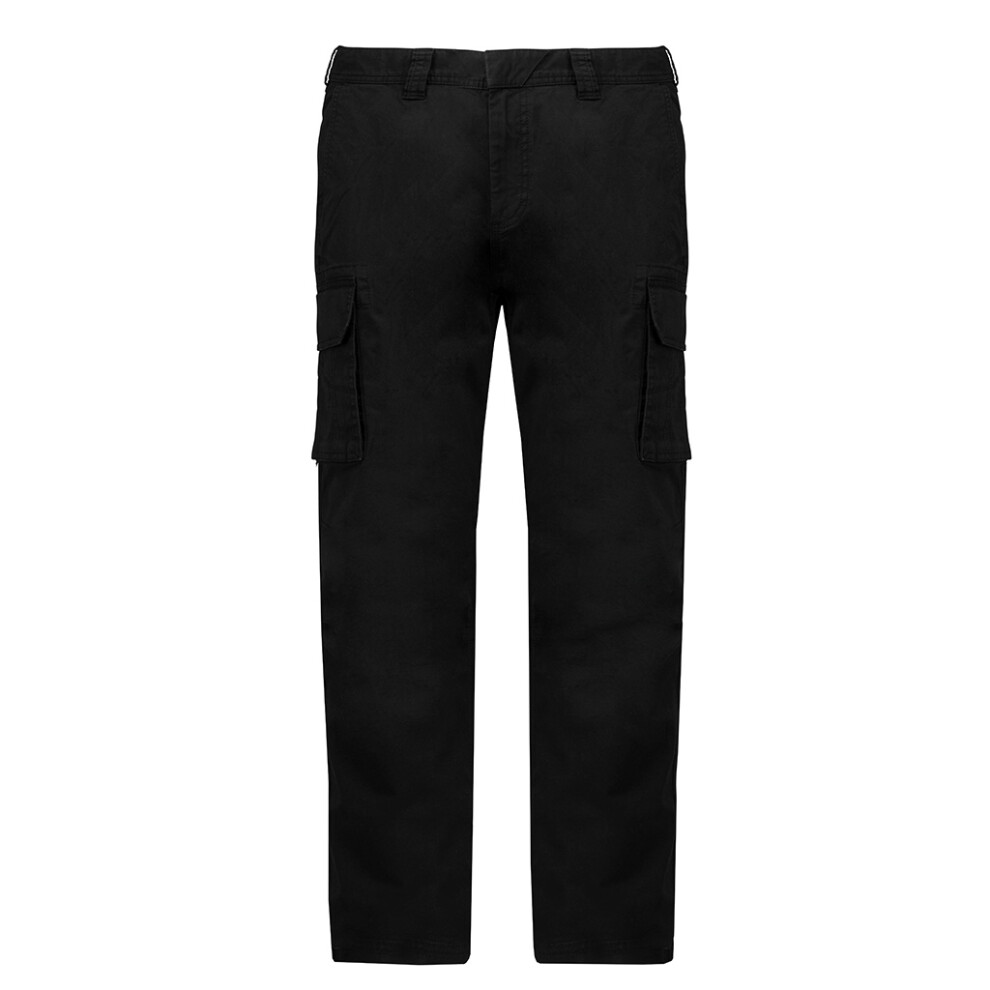 (30R, Dark Navy) Kariban Adults Unisex Multi-Pocket Cargo Trousers 5059444587214