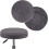 Lot de 2 housses rondes pour tabourets de bar – Velours extensible 1