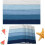 Sets de table style ferme, bleu ombré, lot de 4 1