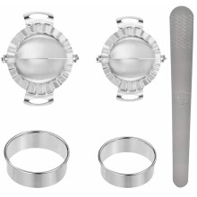 Utensilio de cocina para hacer dumplings de acero inoxidable