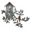 Metal Tree Wall Art with Birds, 30 x 27 cm 1