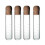 4-Pack Glass Tea Infusers with Cork Stopper 1