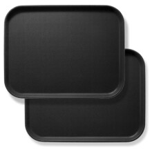 Rectangular Restaurant Serving Tray 14 x 18 in (Set of 2)