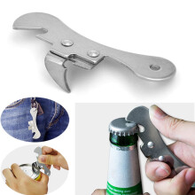 Stainless Steel Compact Can and Bottle Opener