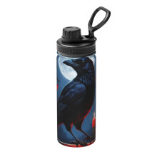 Garrafa de água isolada Raven Design em aço inoxidável, 500ml