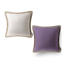 Halloween Linen-Trimmed Farmhouse Pillow Covers, 20x20 in,