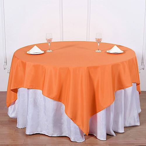 Polyester Square Tablecloth 70 x 70 Inches
