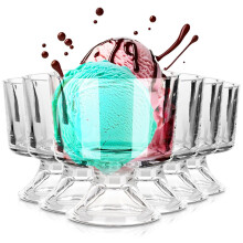 Eisbecher aus Glas, 290 ml, 6er-Set