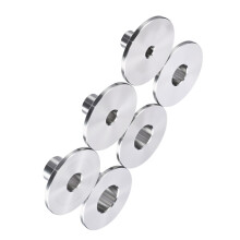 6 Stück Edelstahl-Schablonenbuchsen für Fräse 10-20mm