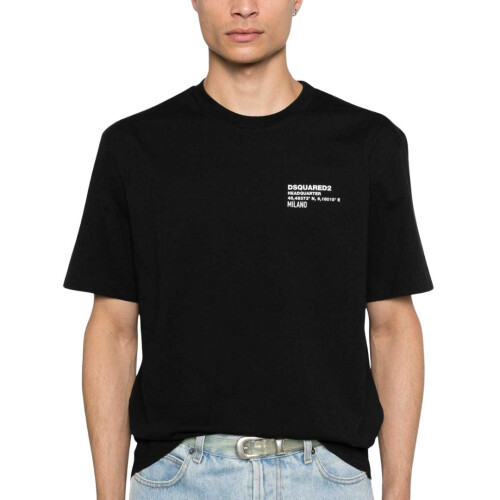 Dsquared2 DSquared2 Mens Headquarters Logo Cotton T-Shirt 2