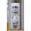 Wood glass corner display case showcase Jecka White 6
