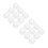 80Pcs White Hydroponic Planting Cups Pe Material Durable Mesh Net Pots 6