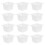 80Pcs White Hydroponic Planting Cups Pe Material Durable Mesh Net Pots 11